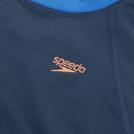 Футболка лайкра Speedo Long Sleeve Rash Top длинный рукав (Женский; M; синий/мультиколор)